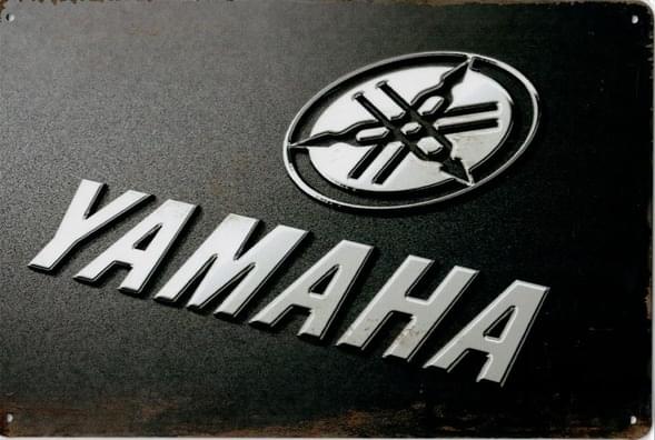 Yamaha Black Slant - Old-Signs.co.uk